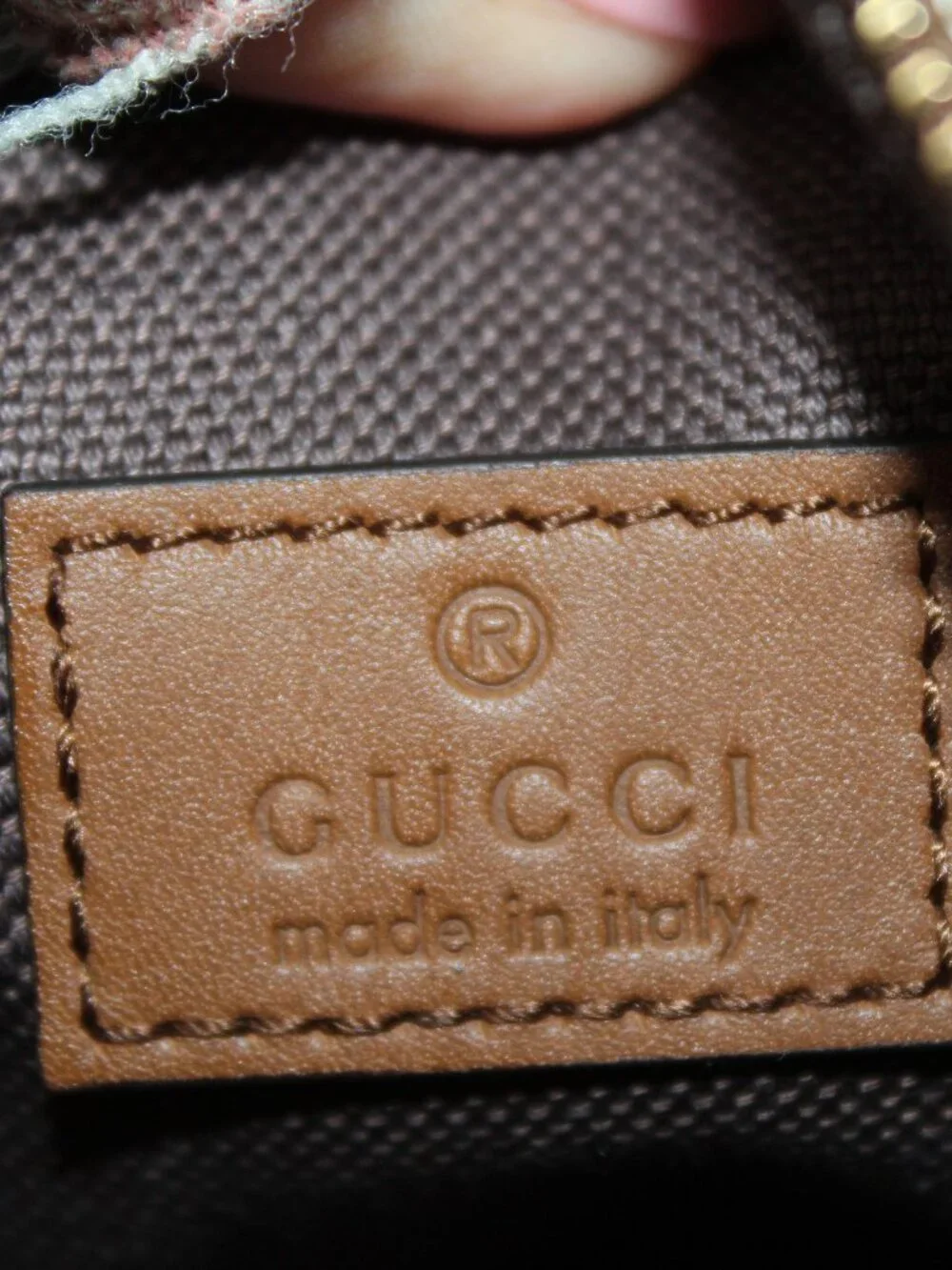 NEW Gucci GG Canvas Web HBG Tote Top Handle Mini Shoulder Bag Crossbody 859975